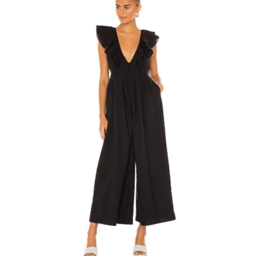 Free People Marta Linen Jumpsuit